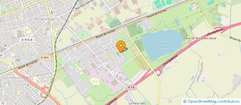 localisation de l'entreprise MADAME SYLVIE DESWELLE  TETEGHEM-COUDEKERQUE-VILLAGE