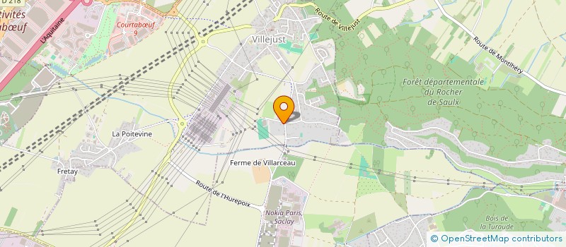 localisation de l'entreprise MADAME SYLVIE DETAILLER  VILLEJUST