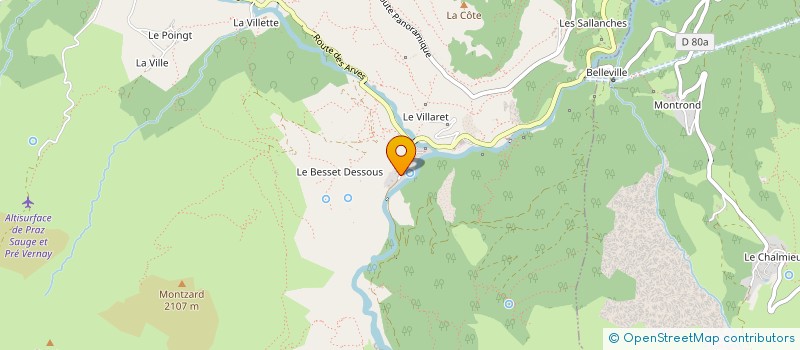 localisation de l'entreprise MADAME SYLVIE DETIENNE  SAINT-JEAN-D'ARVES