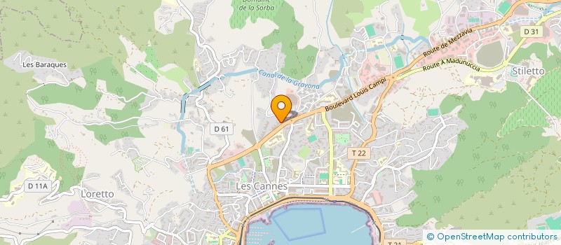 localisation de l'entreprise MADAME SYLVIE DEVAUX à AJACCIO