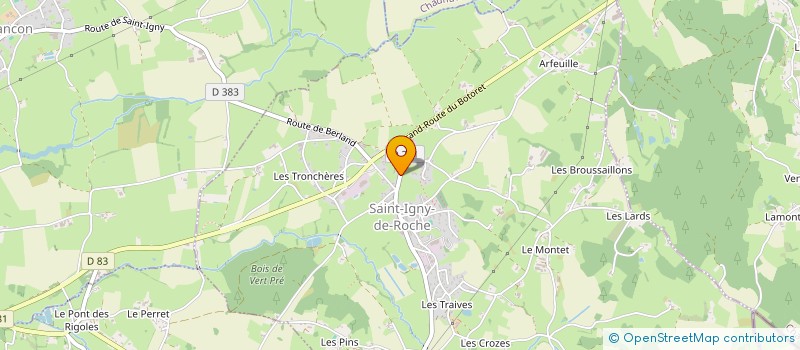localisation de l'entreprise MADAME SYLVIE DEVERCHERE à SAINT-IGNY-DE-ROCHE