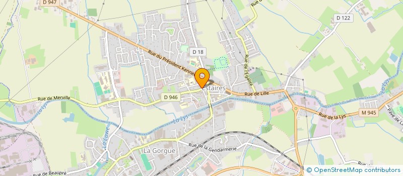 localisation de l'entreprise MADAME SYLVIE DEWYNTER  ESTAIRES