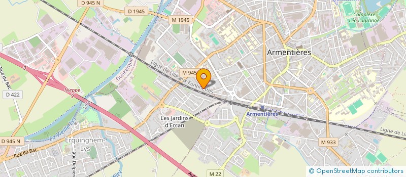 localisation de l'entreprise MADAME SYLVIE DHAENE à ARMENTIERES