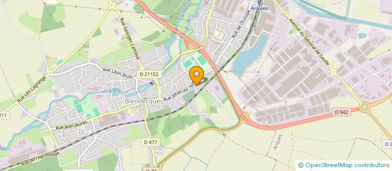 localisation de l'entreprise MADAME SYLVIE DHANEUS  BLENDECQUES