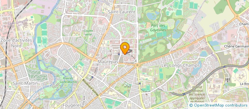 localisation de l'entreprise MADAME SYLVIE DIDERON  RENNES