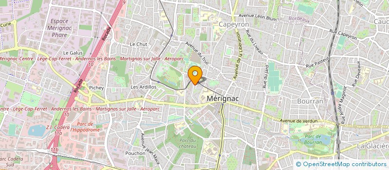 localisation de l'entreprise MADAME SYLVIE DIDRI  MERIGNAC