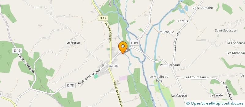 localisation de l'entreprise MADAME SYLVIE DIGIEAUD à PALLUAUD