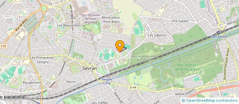 localisation de l'entreprise MADAME SYLVIE DJEANTHY à SEVRAN
