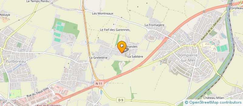 localisation de l'entreprise MADAME SYLVIE DOBBE  DOMPIERRE-SUR-MER