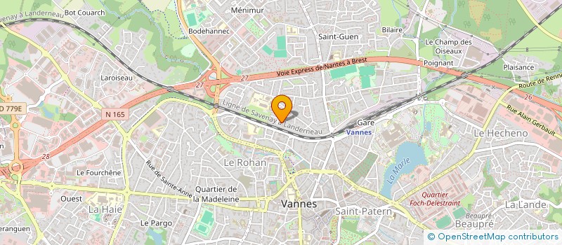 localisation de l'entreprise MADAME SYLVIE DOCET à VANNES