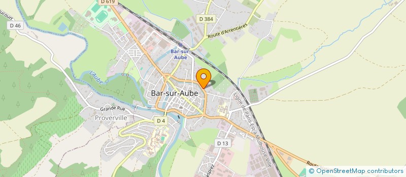 localisation de l'entreprise MADAME SYLVIE DODIN  BAR-SUR-AUBE