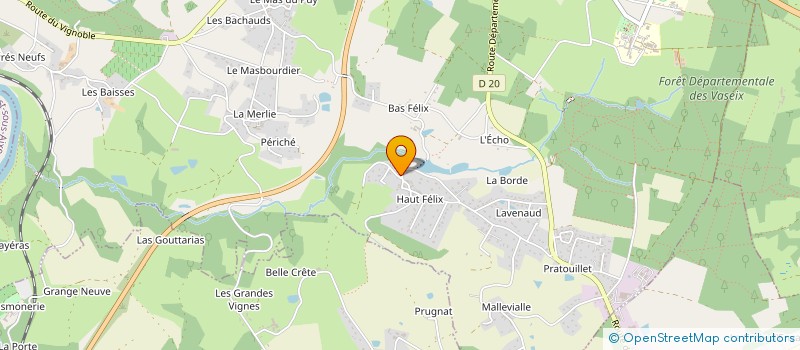 localisation de l'entreprise MADAME SYLVIE DOLLEY  VERNEUIL-SUR-VIENNE