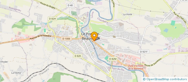 localisation de l'entreprise MADAME SYLVIE DOS SANTOS  LE PONT-DE-BEAUVOISIN