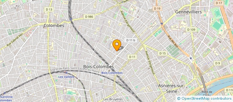 localisation de l'entreprise MADAME SYLVIE DOUARD à BOIS-COLOMBES