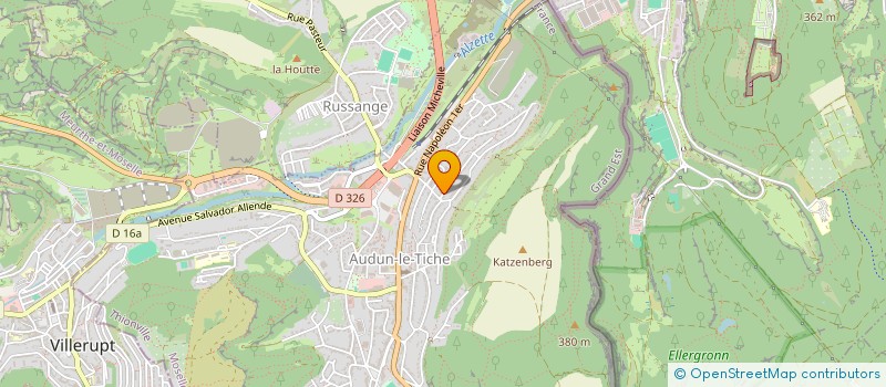 localisation de l'entreprise MADAME SYLVIE DOUCHET à AUDUN-LE-TICHE