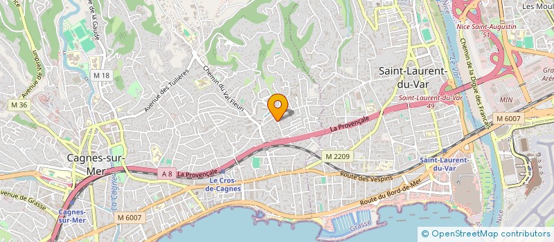 localisation de l'entreprise MADAME SYLVIE DOULUT à CAGNES-SUR-MER
