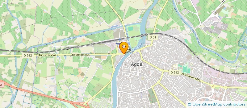 localisation de l'entreprise MADAME SYLVIE DOUZAL à AGDE