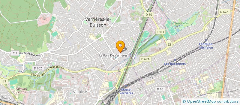 localisation de l'entreprise MADAME SYLVIE DOZOLME  VERRIERES-LE-BUISSON