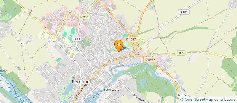 localisation de l'entreprise MADAME SYLVIE DRANSART  PERONNE