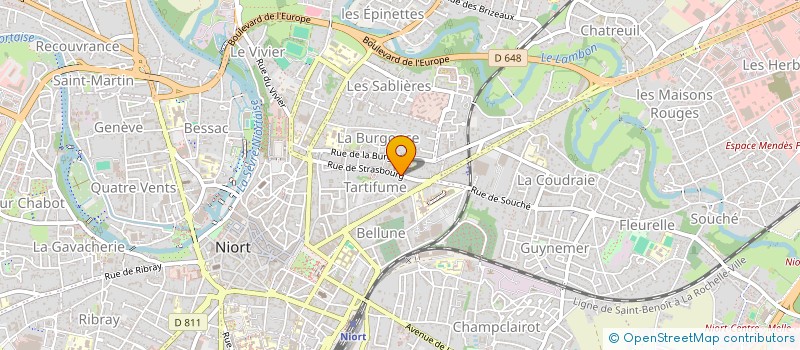 localisation de l'entreprise MADAME SYLVIE DREHER  NIORT