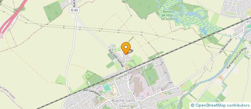 localisation de l'entreprise MADAME SYLVIE DRIEUX  BIACHE-SAINT-VAAST