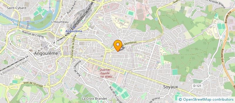 localisation de l'entreprise MADAME SYLVIE DROUHARD à ANGOULEME