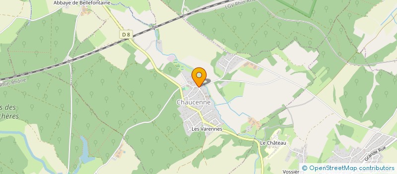 localisation de l'entreprise MADAME SYLVIE DU WELZ  CHAUCENNE