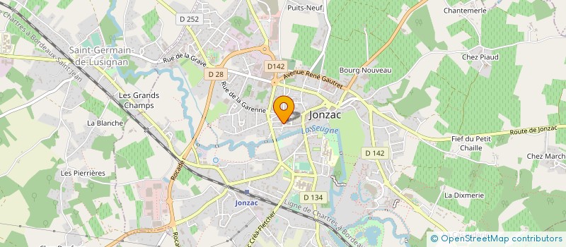 localisation de l'entreprise MADAME SYLVIE DUBIN à JONZAC