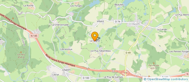 localisation de l'entreprise MADAME SYLVIE DUBOIS à SAINT-MAURICE-LA-SOUTERRAINE