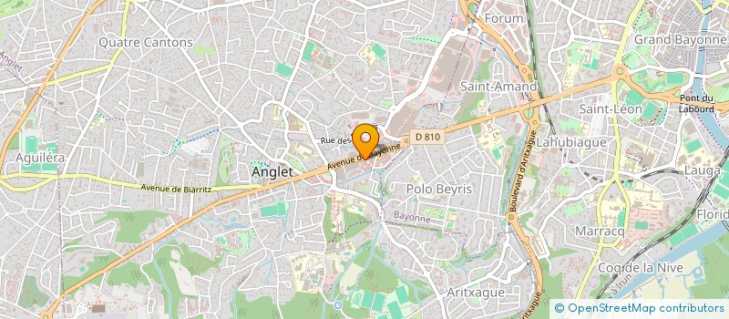 localisation de l'entreprise MADAME SYLVIE DUBOIS  ANGLET