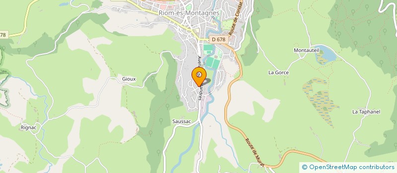 localisation de l'entreprise MADAME SYLVIE DUBOIS à RIOM-ES-MONTAGNES