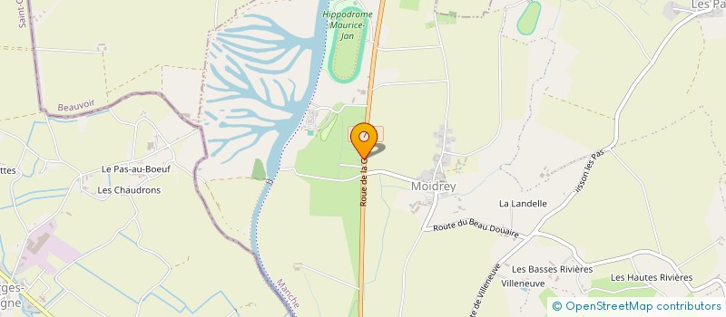 localisation de l'entreprise MADAME SYLVIE DUBOIS  PONTORSON