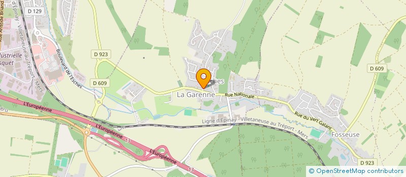 localisation de l'entreprise MADAME SYLVIE DUBOS  ESCHES