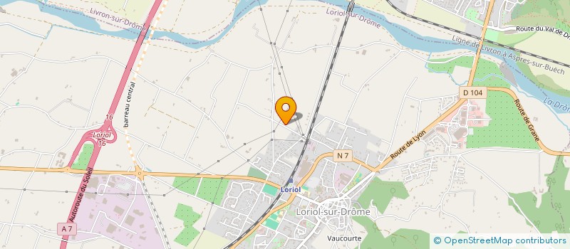 localisation de l'entreprise MADAME SYLVIE DUBOST  LORIOL-SUR-DROME