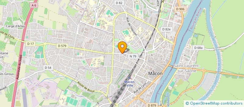 localisation de l'entreprise MADAME SYLVIE DUBOUCHET  MACON