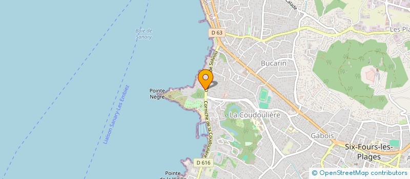 localisation de l'entreprise MADAME SYLVIE DUBROCA à SIX-FOURS-LES-PLAGES
