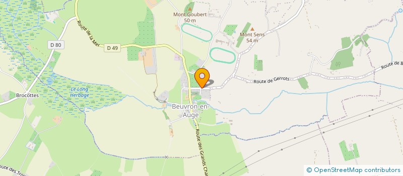 localisation de l'entreprise MADAME SYLVIE DUFORET à BEUVRON-EN-AUGE
