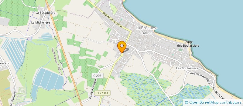 localisation de l'entreprise MADAME SYLVIE DUGRAND  LA BREE-LES-BAINS