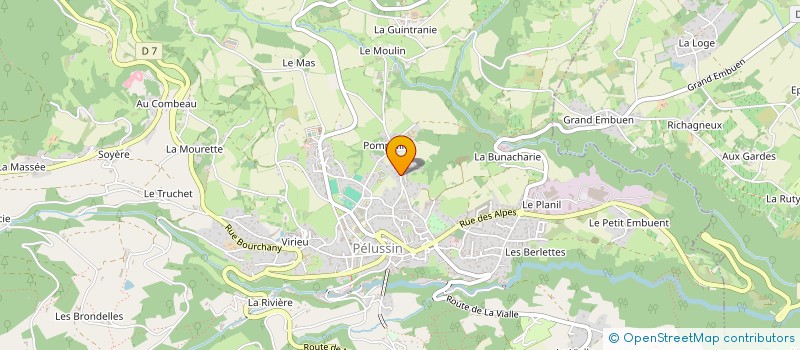 localisation de l'entreprise MADAME SYLVIE DUJARDIN  CHAVANAY