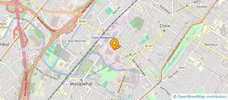 localisation de l'entreprise MADAME SYLVIE DUMONT  CROIX