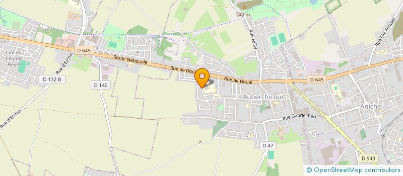 localisation de l'entreprise MADAME SYLVIE DUPIN  AUBERCHICOURT