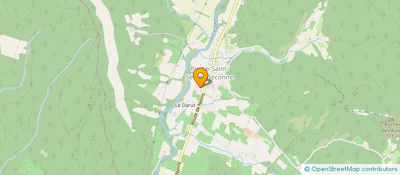 localisation de l'entreprise MADAME SYLVIE DUPLAN  ROCHE-SAINT-SECRET-BECONNE