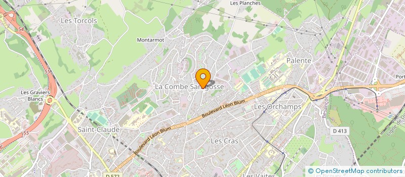 localisation de l'entreprise MADAME SYLVIE DUPLAT à BESANCON