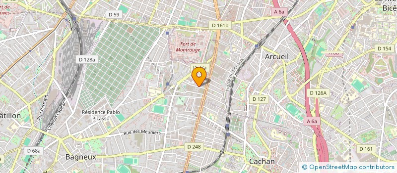 localisation de l'entreprise MADAME SYLVIE DUPONT  BAGNEUX