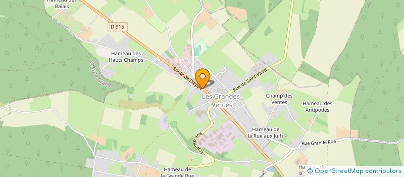 localisation de l'entreprise MADAME SYLVIE DUPUIS  LES GRANDES-VENTES