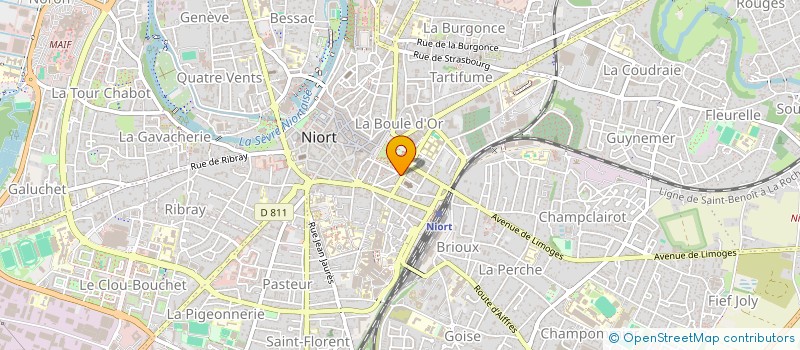 localisation de l'entreprise MADAME SYLVIE DUPUY  NIORT