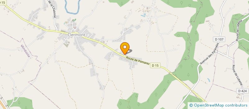 localisation de l'entreprise MADAME SYLVIE DUPUY  CLERMONT