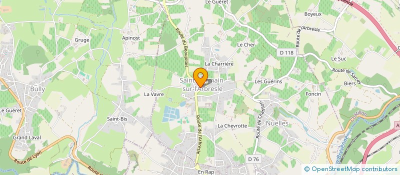 localisation de l'entreprise MADAME SYLVIE DUQUENNE  SAINT-GERMAIN-NUELLES