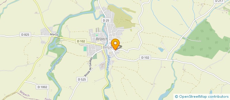 localisation de l'entreprise MADAME SYLVIE DUQUESNE  BELPECH