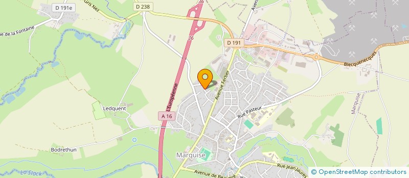 localisation de l'entreprise MADAME SYLVIE DUQUESNOY  MARQUISE